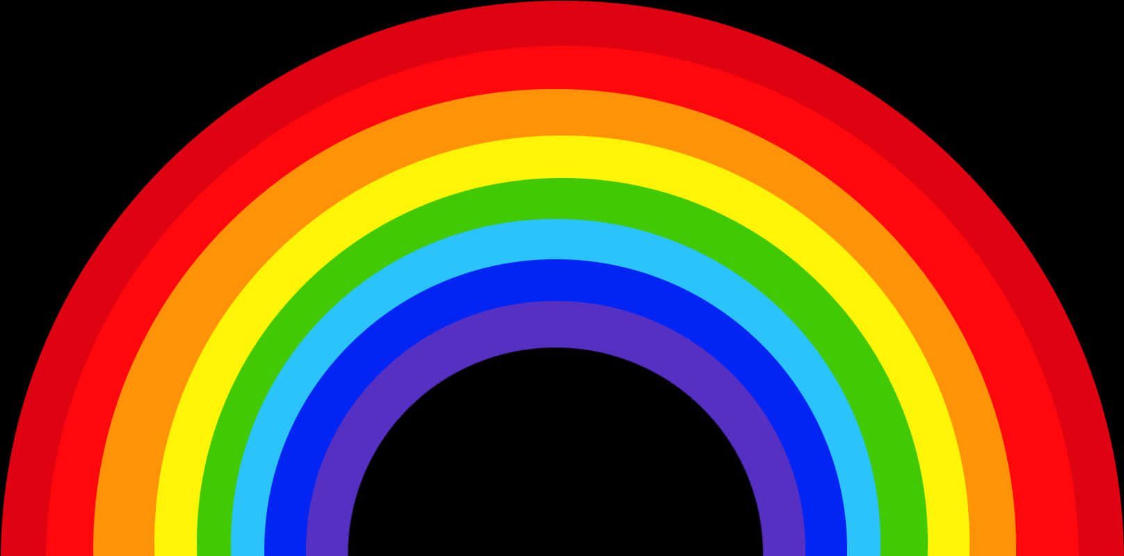 Vibrant Rainbow Artwork PNG