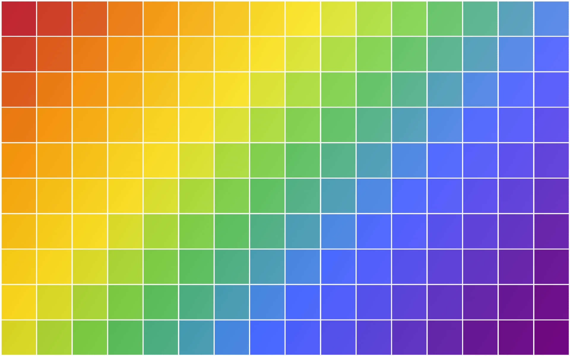 Vibrant Rainbow Color Tiles Wallpaper