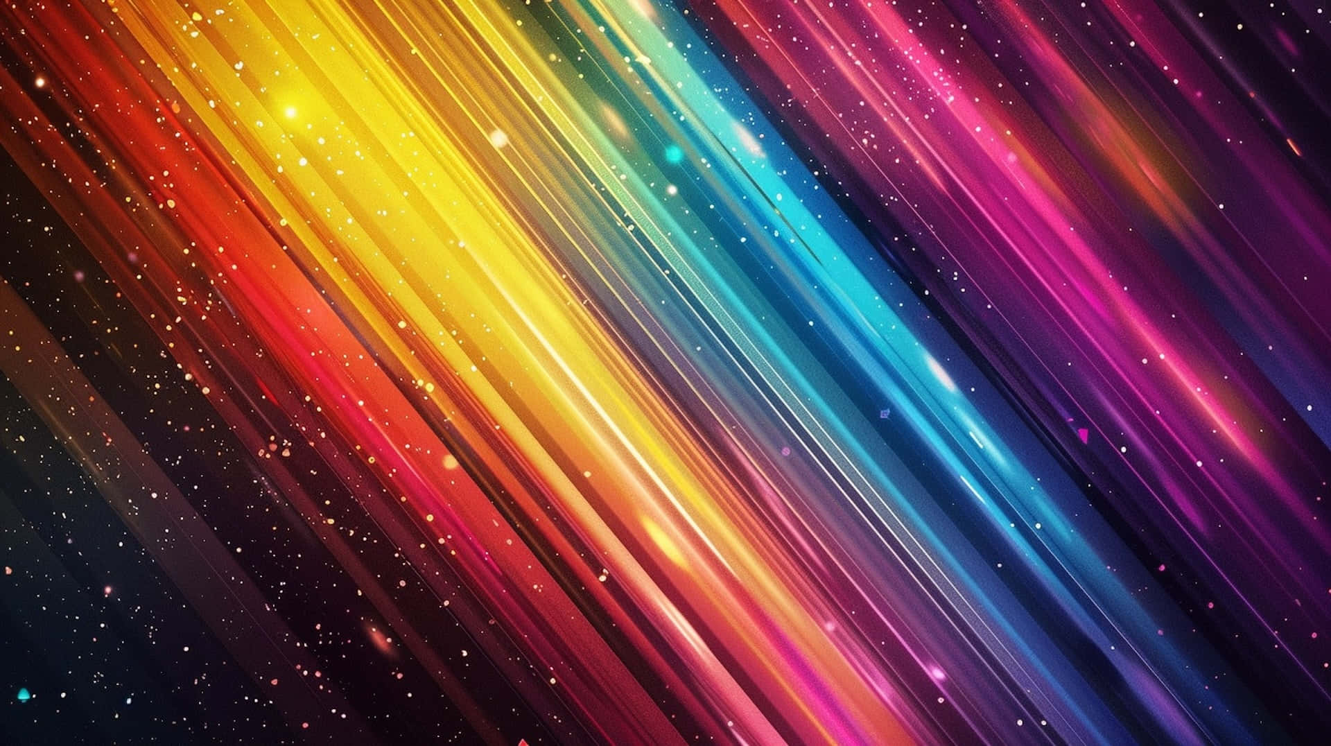 Vibrant_ Rainbow_ Light_ Streaks_ Background Wallpaper