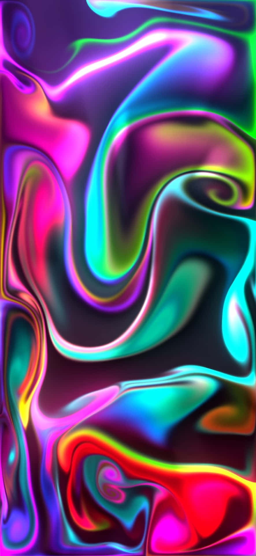 Vibrant_ Rainbow_ Liquid_ Art.jpg Wallpaper