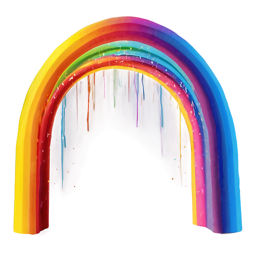 Vibrant Rainbow Spectrum Arch Png Dun39 PNG