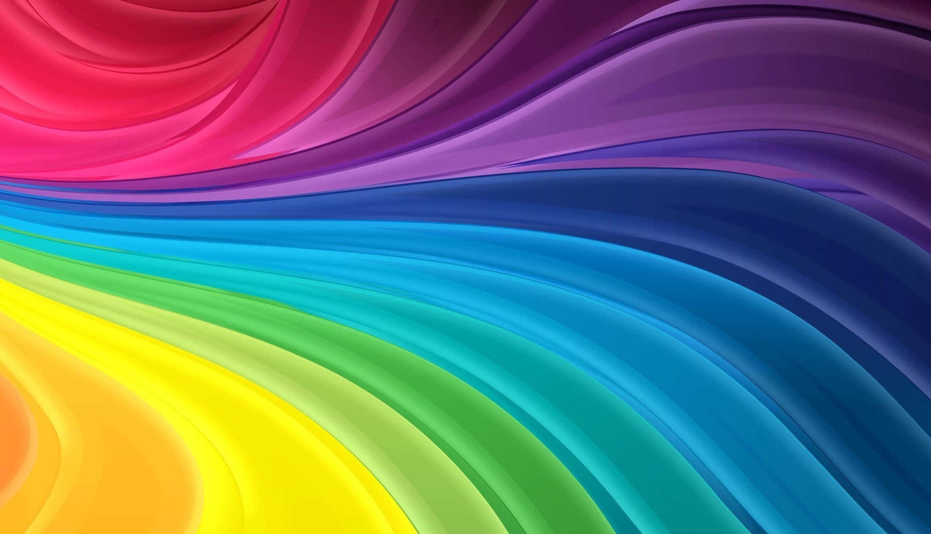 Vibrant Rainbow Swirl Background Wallpaper