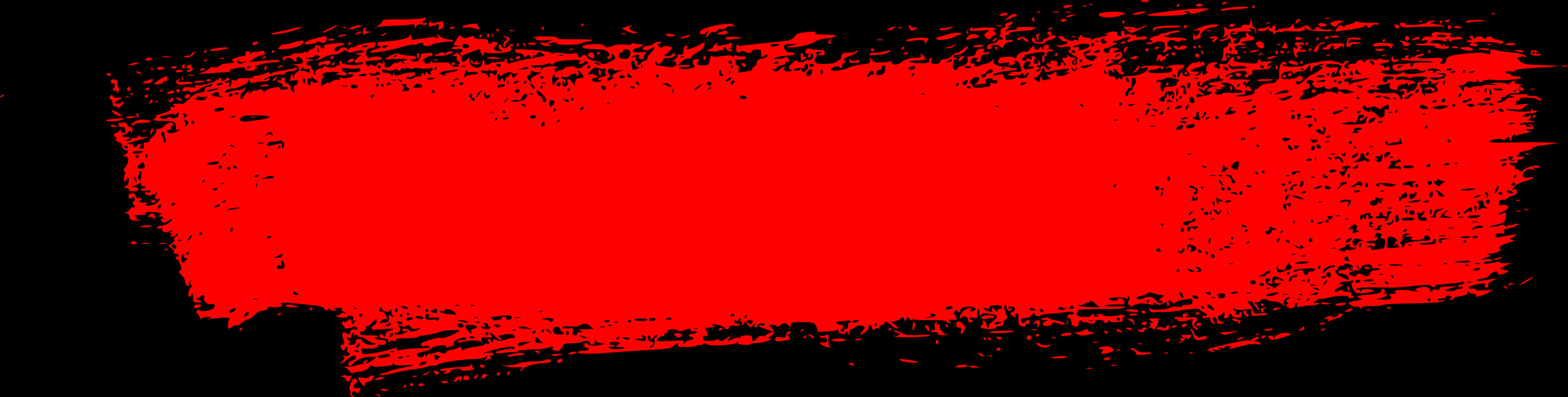 Vibrant Red Brush Stroke PNG