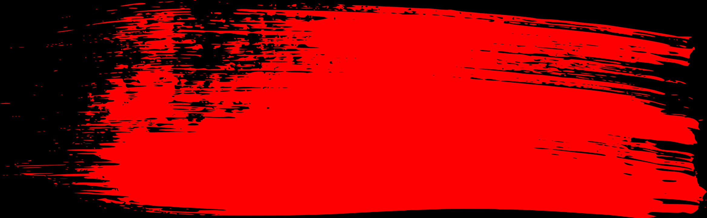 Vibrant Red Brush Strokeon Black Background.jpg PNG