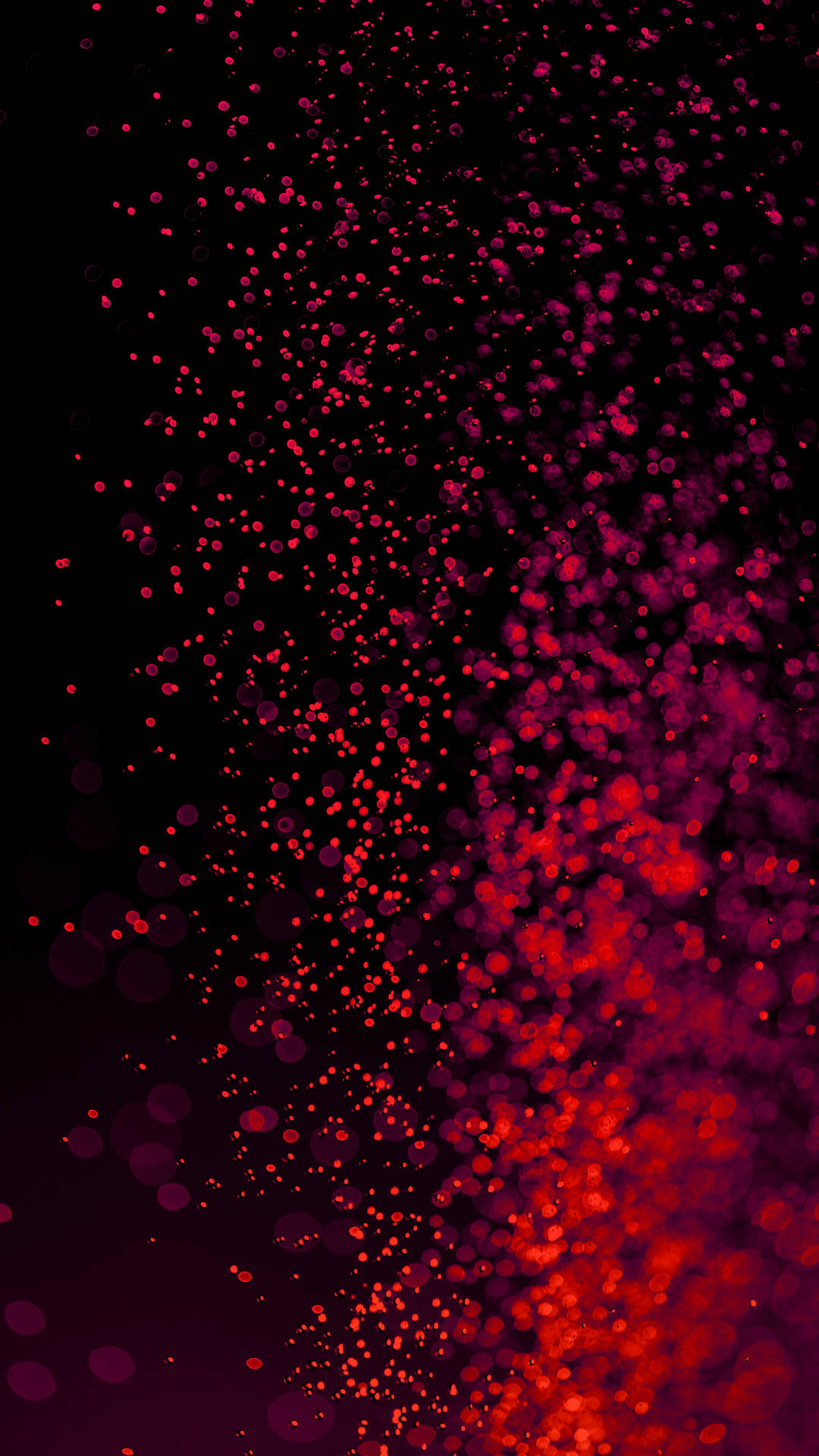 Vibrant Red Dots on 8K Phone Wallpaper