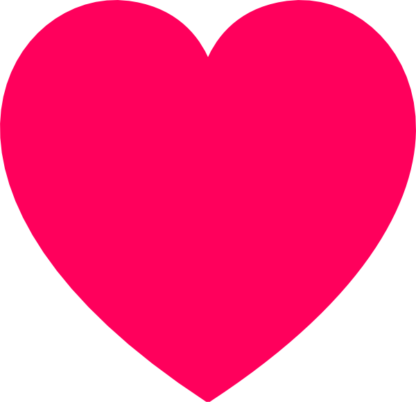 Vibrant Red Heart Icon PNG