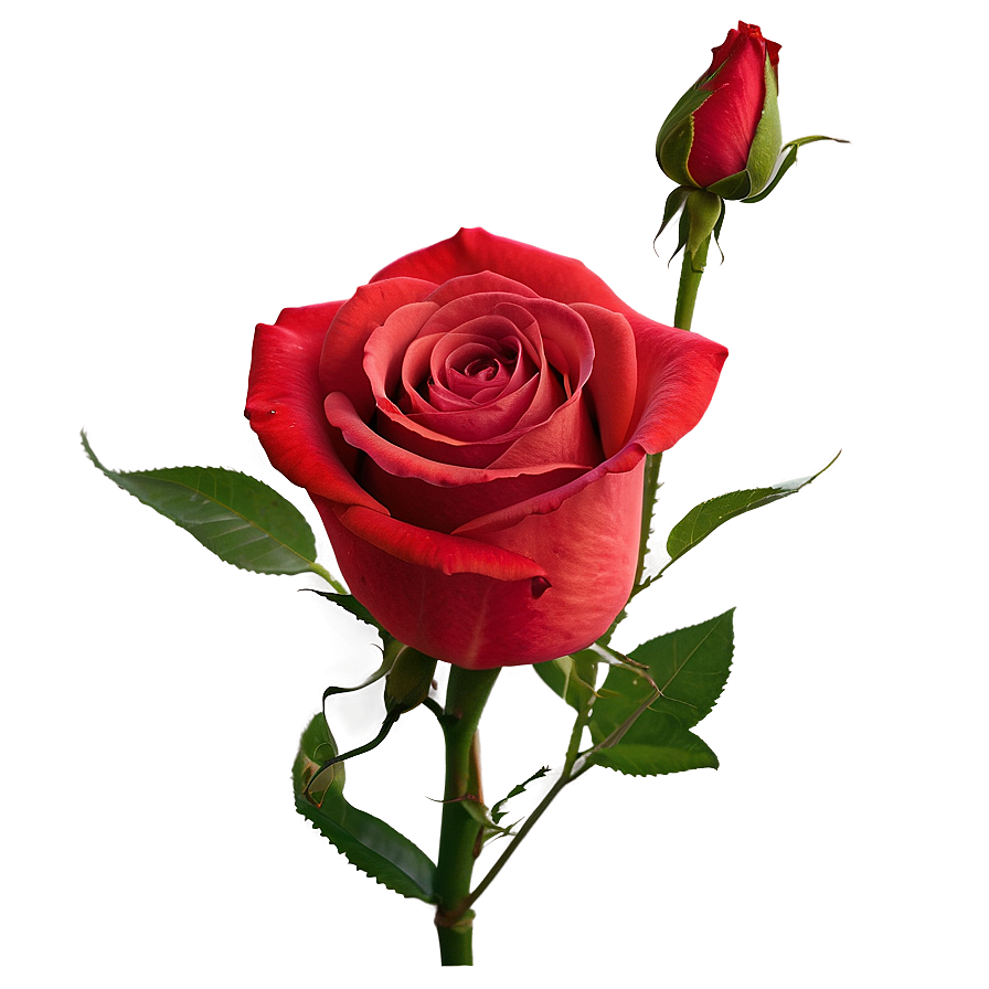 Download Vibrant Red Rose Png Rod70