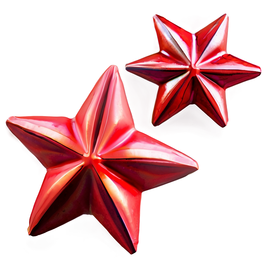 Vibrant Red Star Png 05232024 PNG