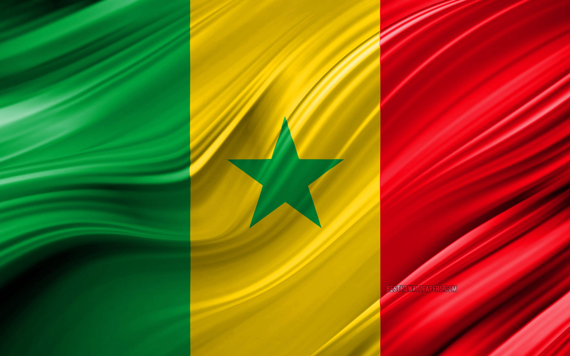 Vibrant Senegal Flag