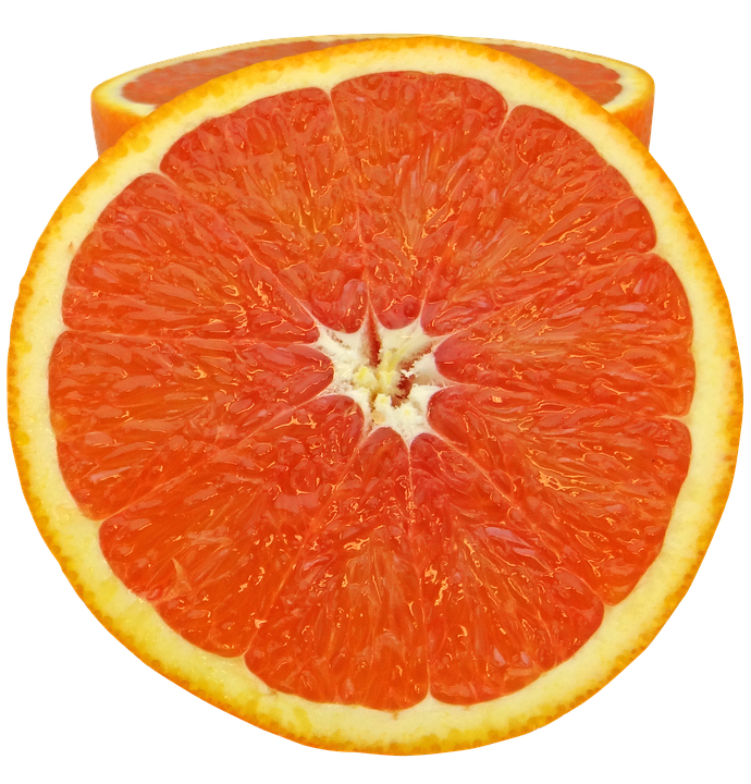 Vibrant Sliced Orange Fruit PNG
