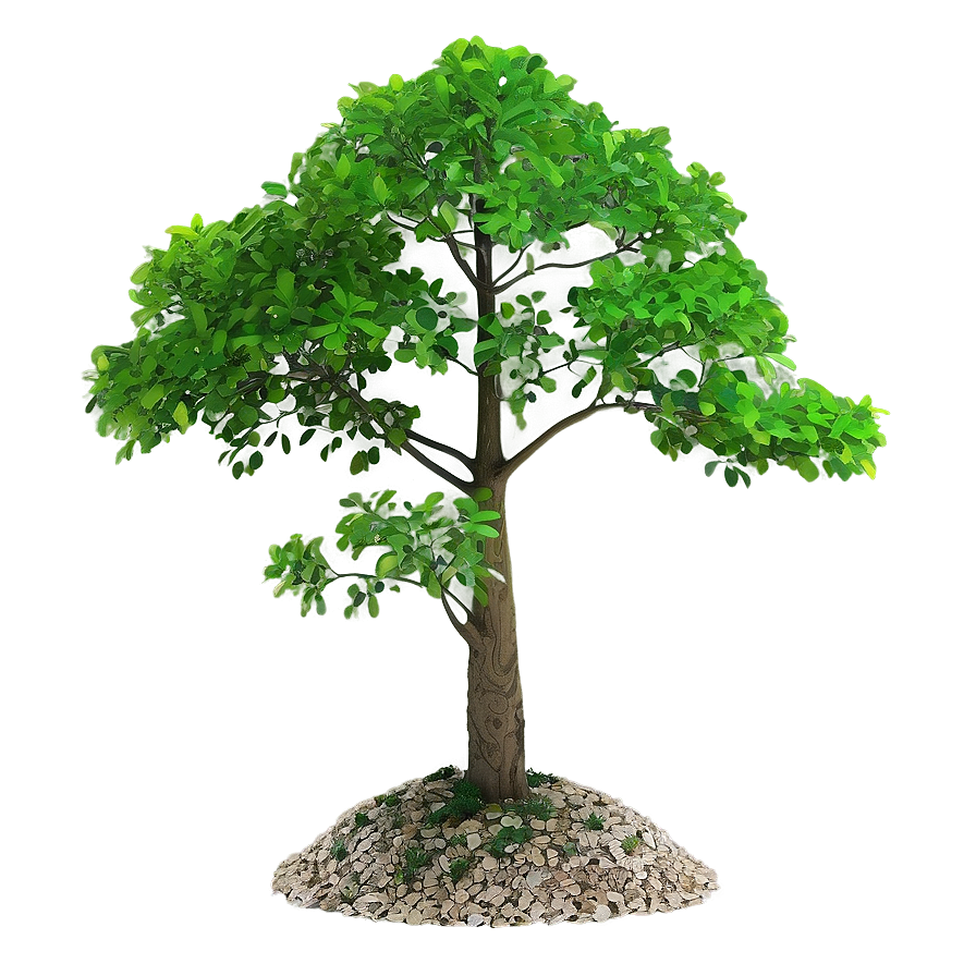 Vibrant Small Tree Png 06132024 PNG