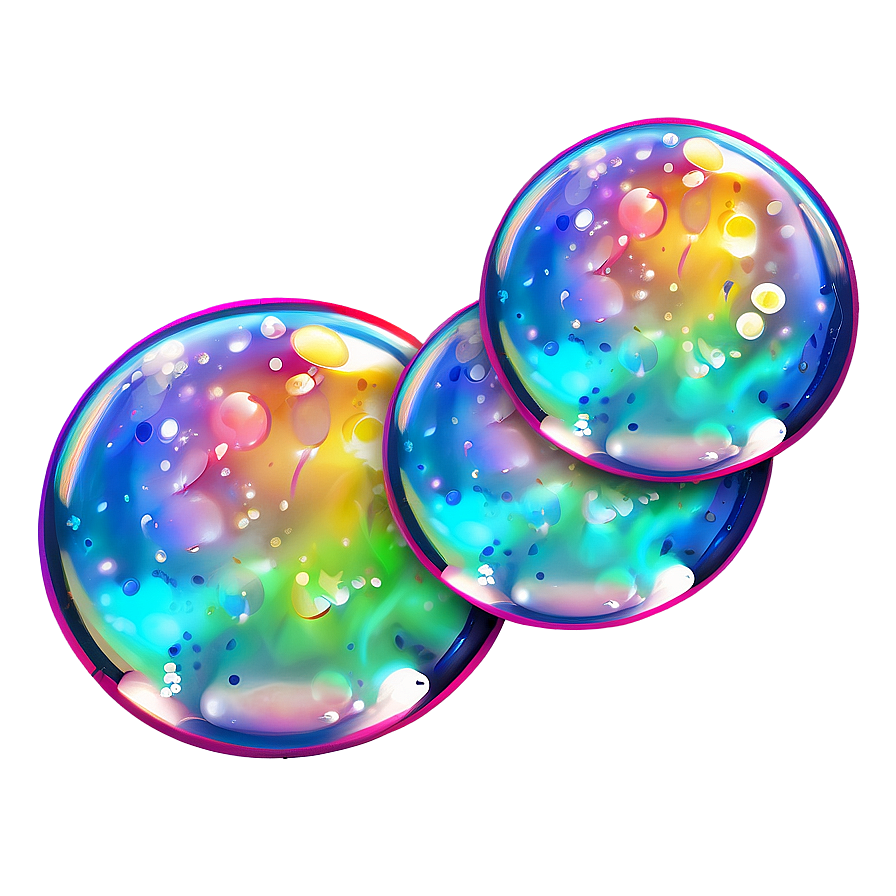 Vibrant Soap Bubbles Png 06122024 PNG