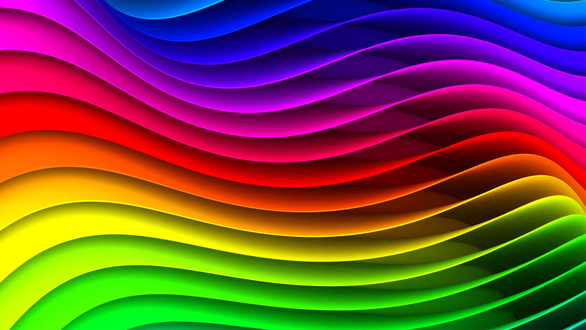 Vibrant Spectrum Wave Wallpaper