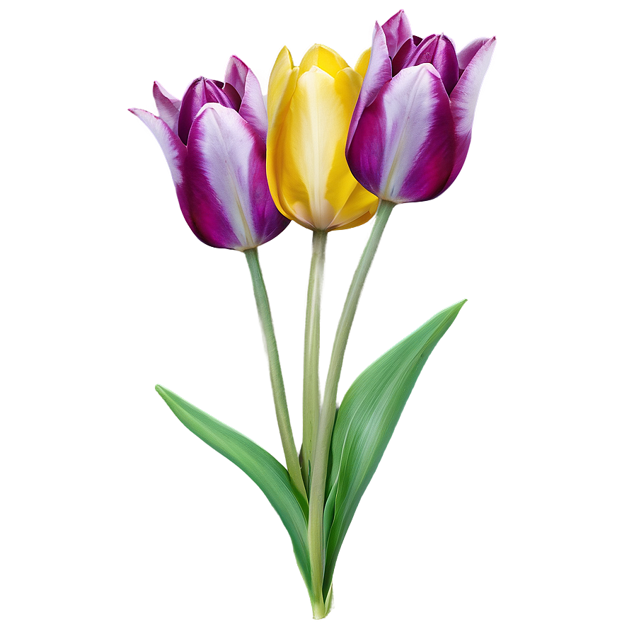 Vibrant Spring Tulips Png Onx50 PNG