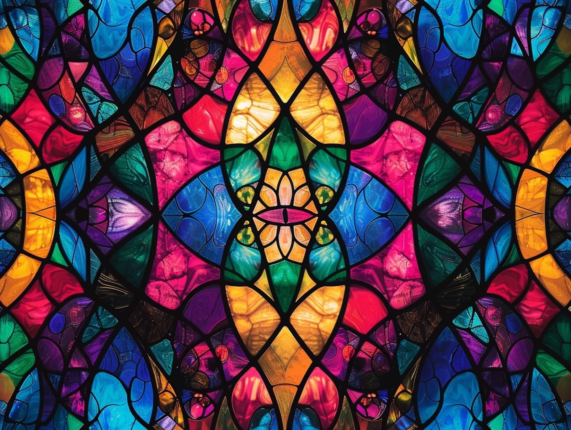 Vibrant_ Stained_ Glass_ Artistry.jpg Wallpaper