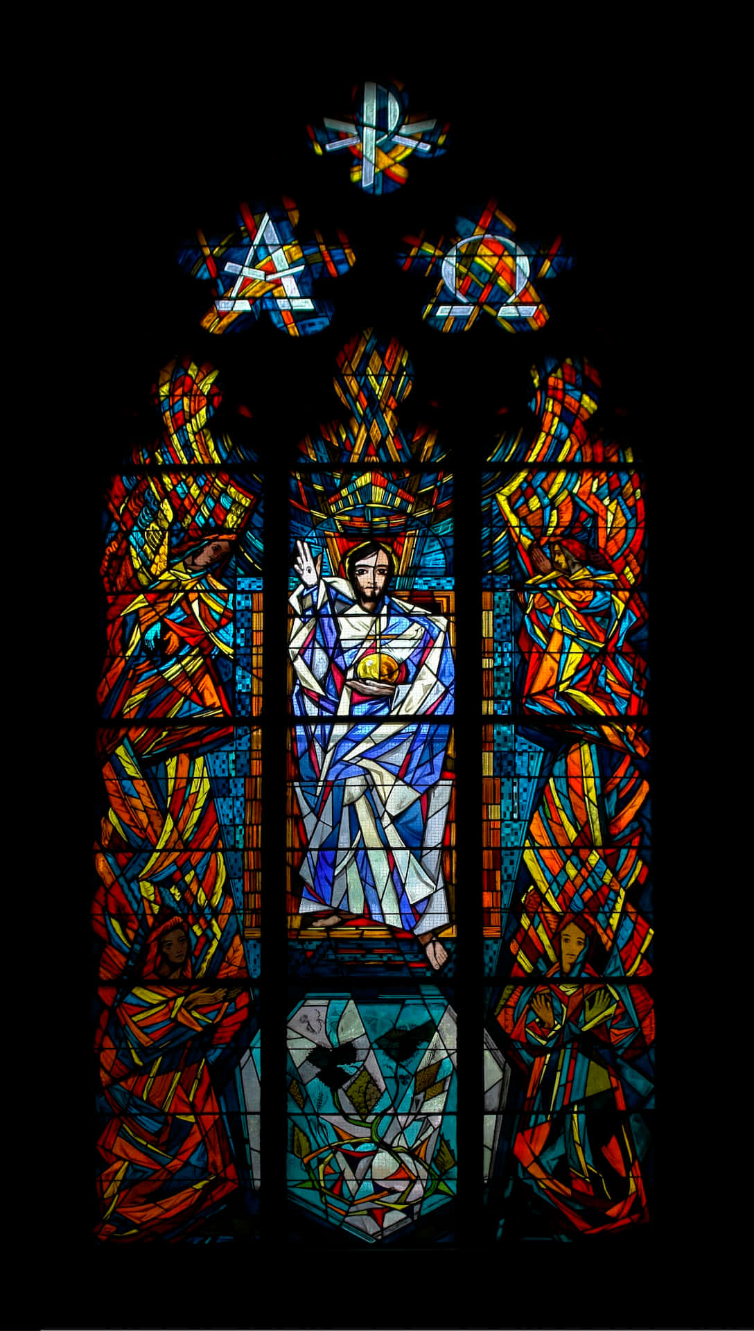 Vibrant_ Stained_ Glass_ Artistry.jpg Wallpaper