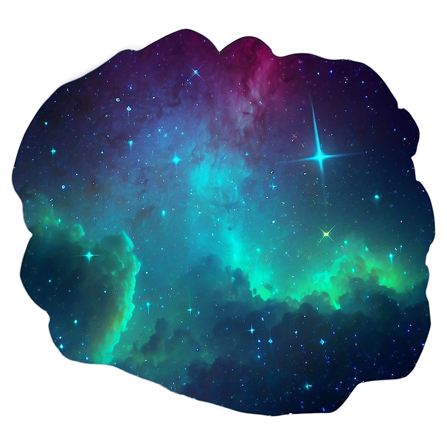 Vibrant Starry Sky Png 3 PNG