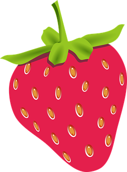 Vibrant Strawberry Graphic PNG