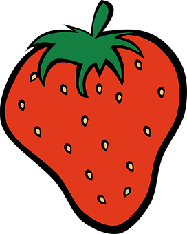 Vibrant Strawberry Graphic PNG