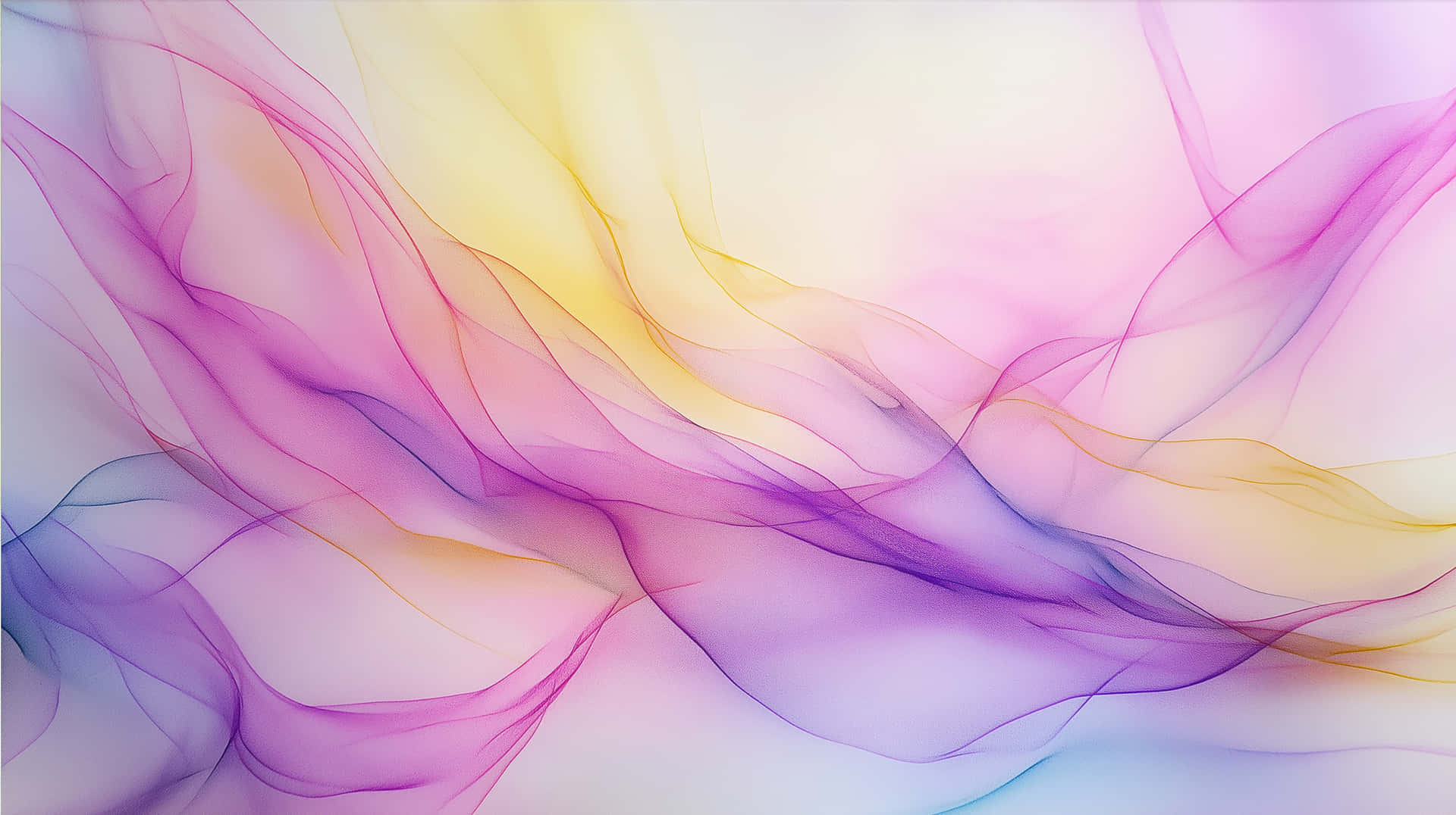 Vibrant Swirls Of Ethereal Translucent Textile Waves Wallpaper