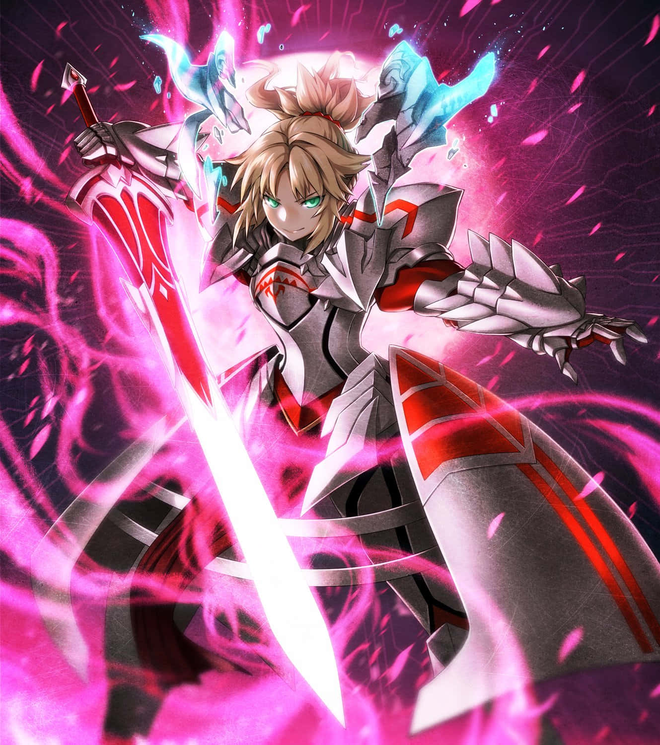 Download Vibrant Visual Of Mordred In Action In Fate Grand Order ...