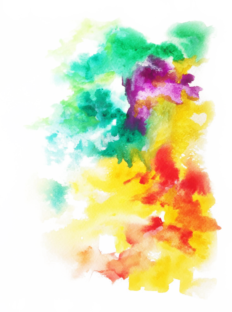 Vibrant Watercolor Explosion Background PNG