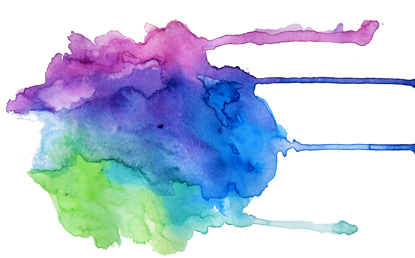 Vibrant Watercolor Splash PNG