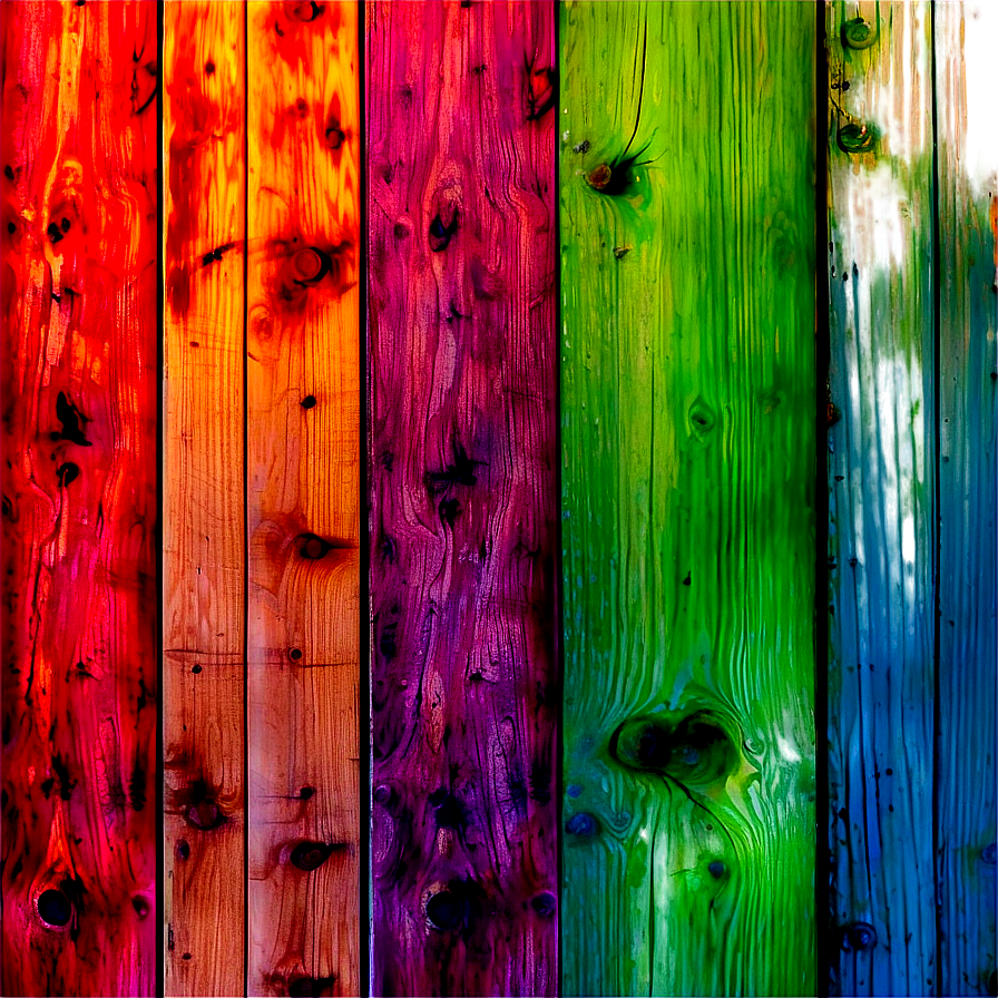 Vibrant Wooden Plank Color Png 06132024 PNG