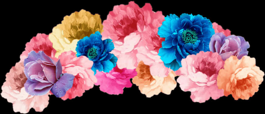 Vibrant_ Colorful_ Flowers_ Arrangement.jpg PNG