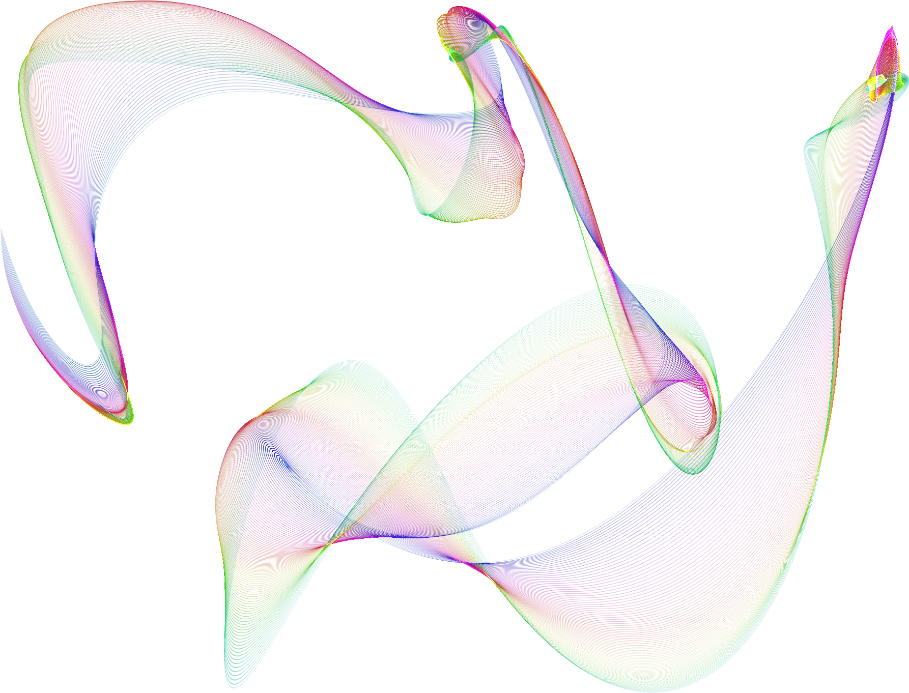 Vibrant_ Curved_ Lines_ Abstract PNG