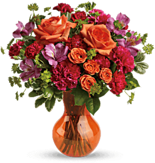 Vibrant_ Floral_ Arrangement_in_ Vase.png PNG
