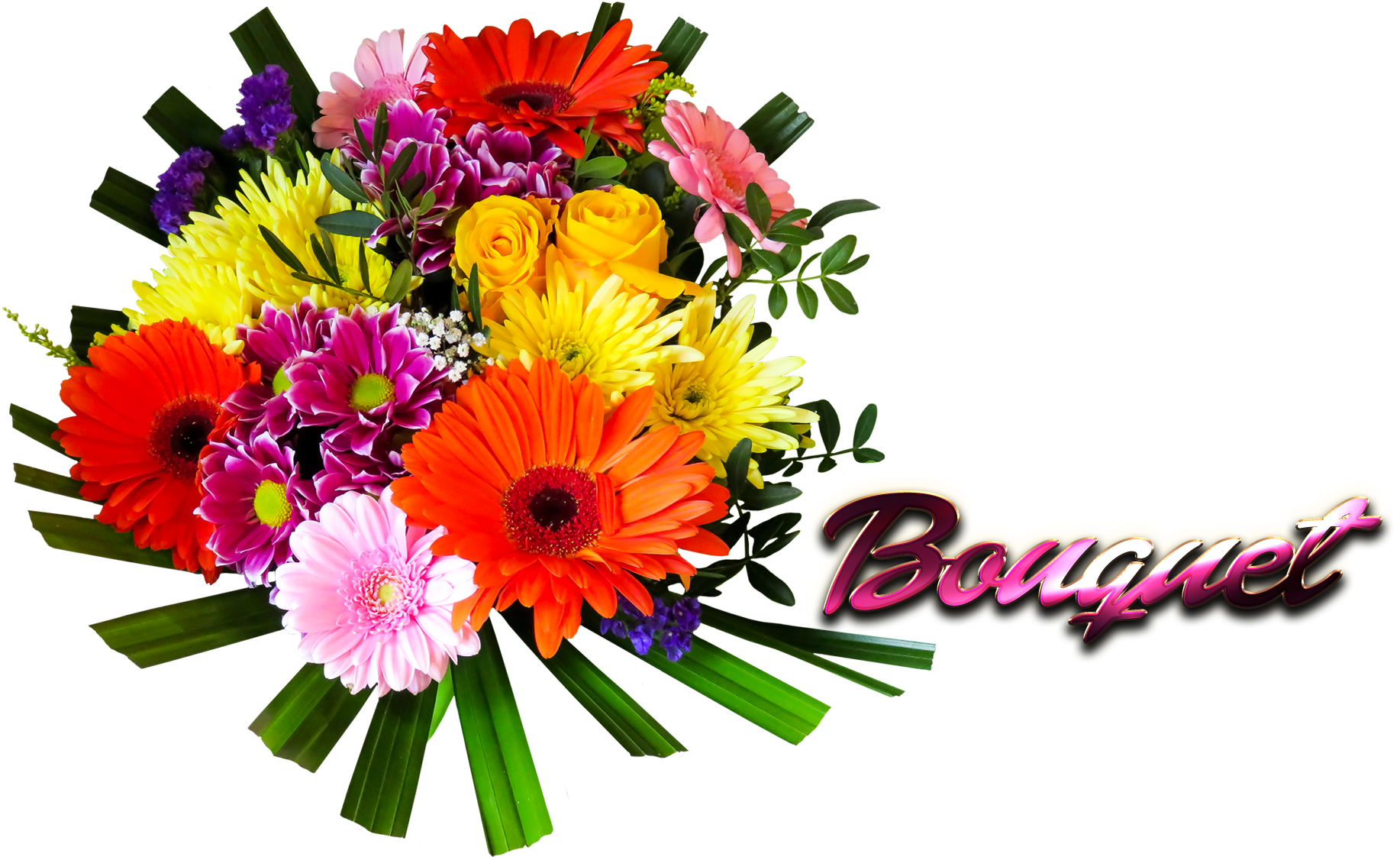 Vibrant_ Flower_ Bouquet_ P N G PNG