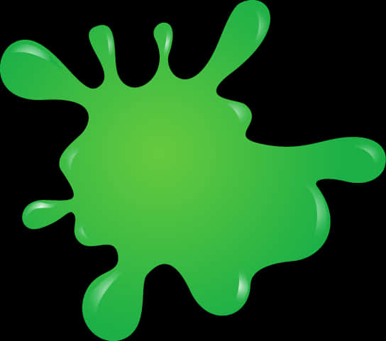 Vibrant_ Green_ Paint_ Splash PNG