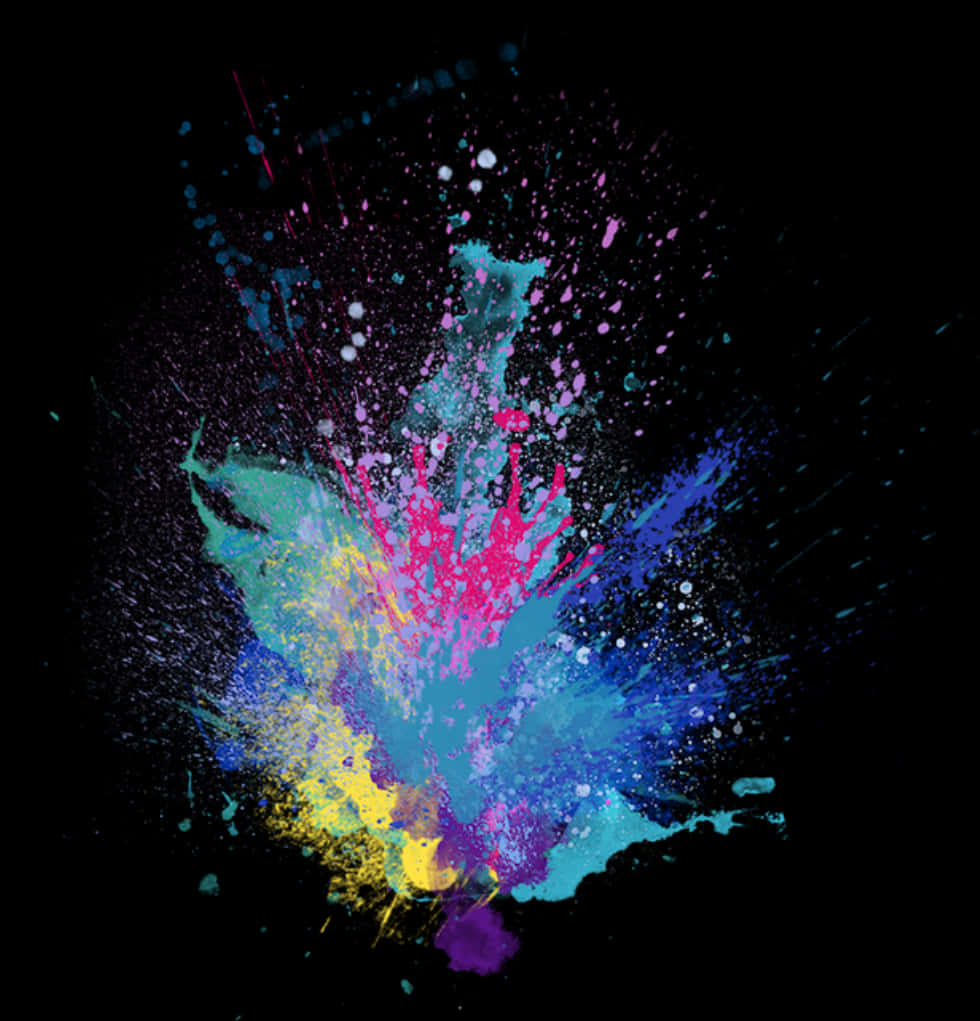Vibrant_ Holi_ Color_ Explosion_ Background PNG