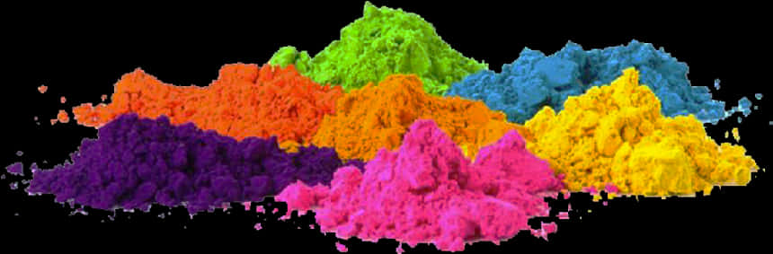 Vibrant_ Holi_ Color_ Powders PNG