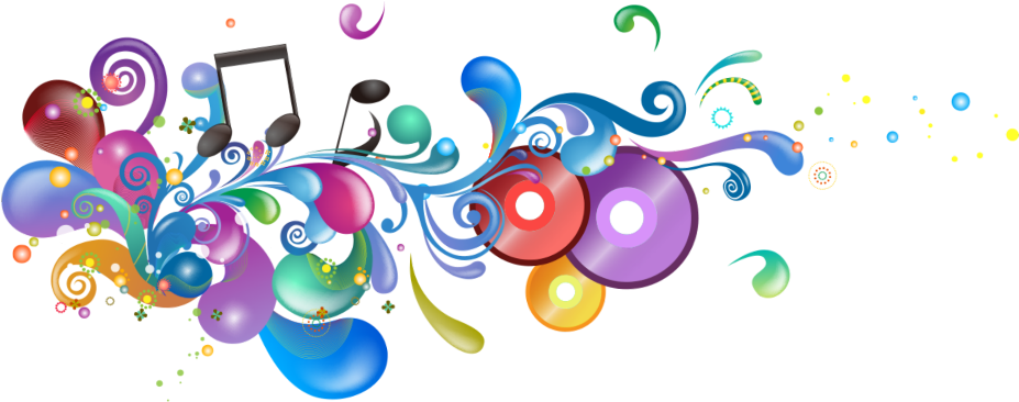 Vibrant_ Musical_ Notes_and_ Swirls PNG