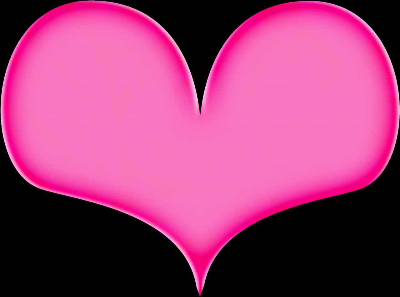 Vibrant_ Pink_ Heart_ Graphic PNG