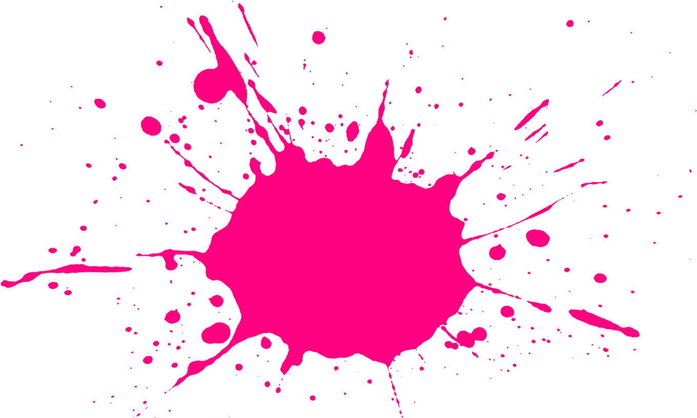 Vibrant_ Pink_ Ink_ Splatter PNG