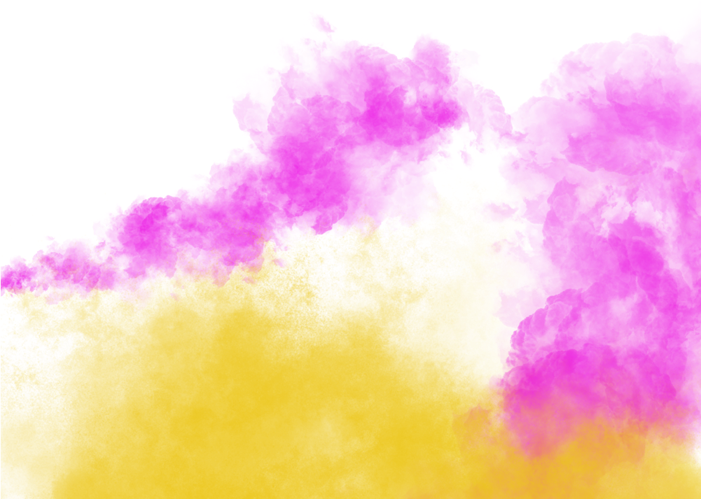 Vibrant_ Pink_and_ Yellow_ Watercolor_ Splash PNG