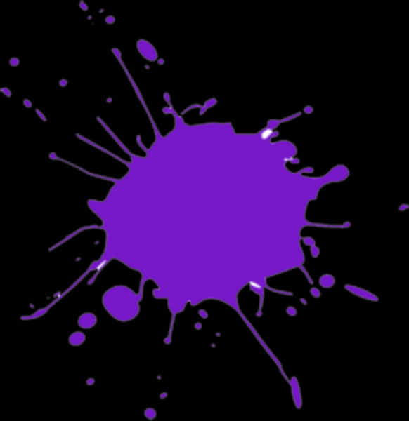Vibrant_ Purple_ Paint_ Splash PNG
