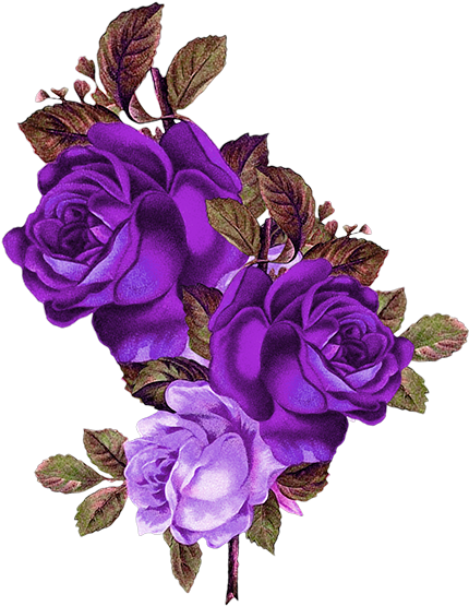 Vibrant_ Purple_ Roses_ Artwork.png PNG