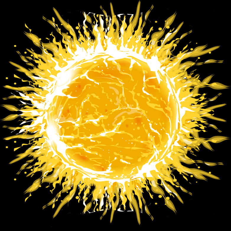 Vibrant_ Sun_ Illustration PNG