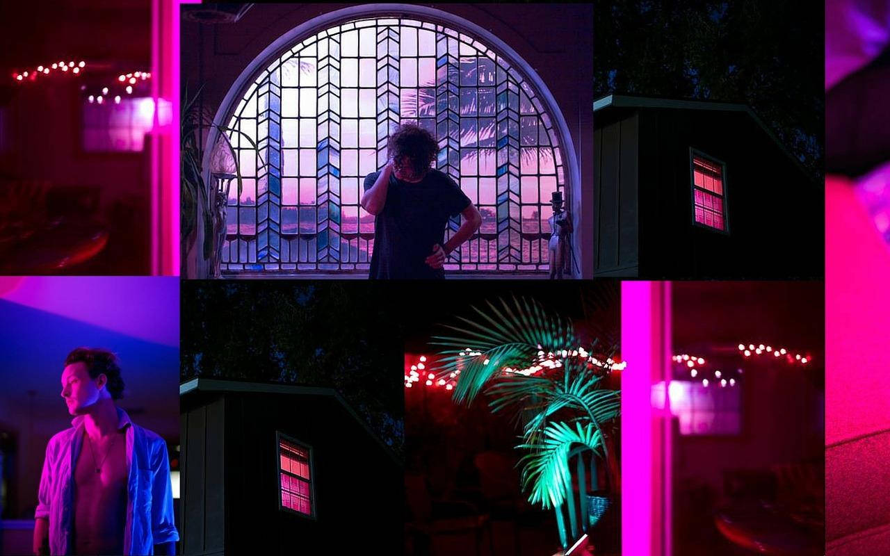 Vice City Aesthetic Purple Neon Computer Wallpaper