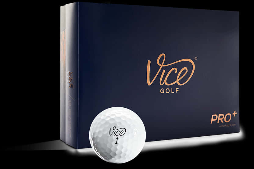 Vice Golf Pro Plus Ball Packaging PNG