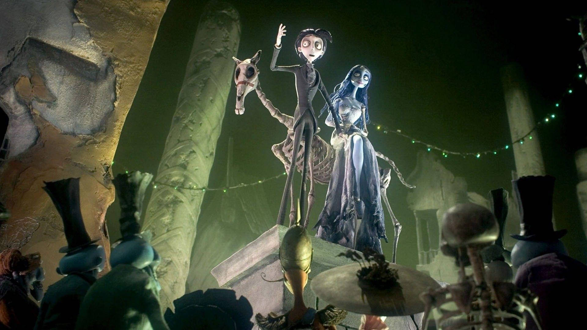 Victor Holding Emily Corpse Bride Wallpaper