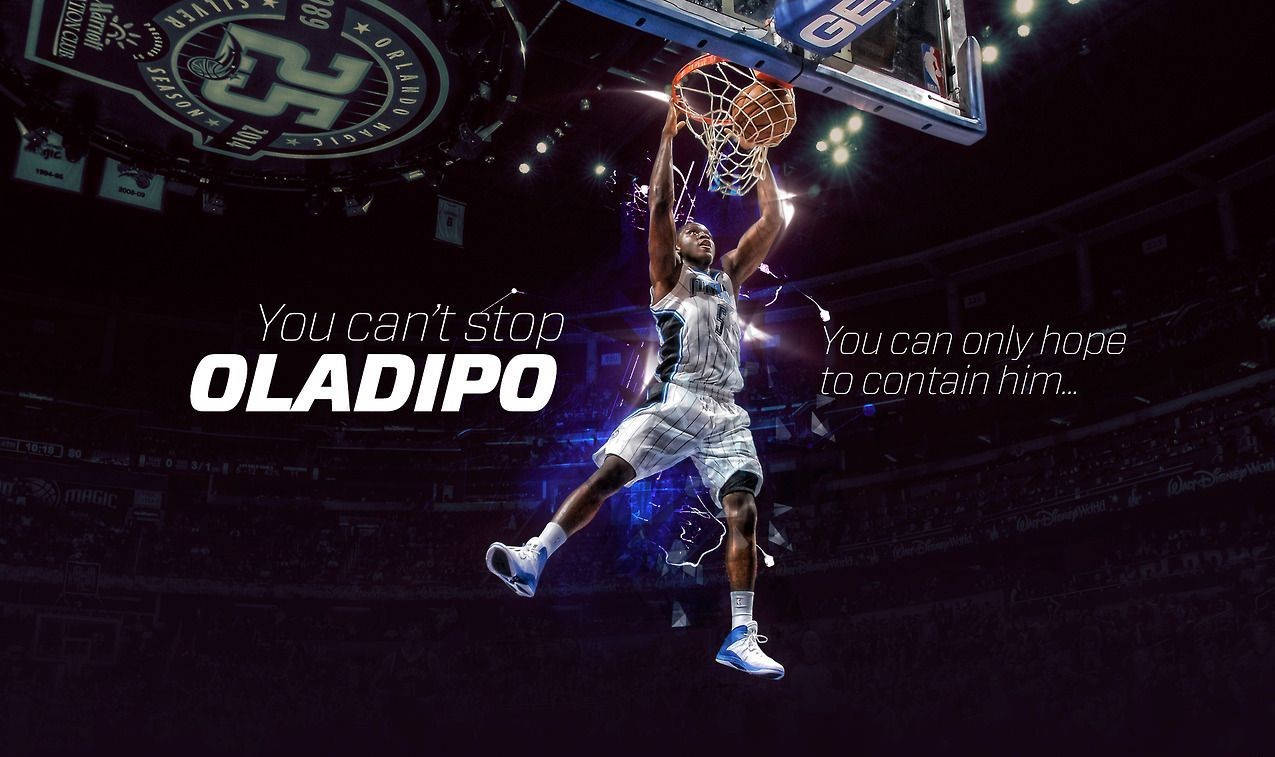 Victor Oladipo Dunking The Ball Wallpaper