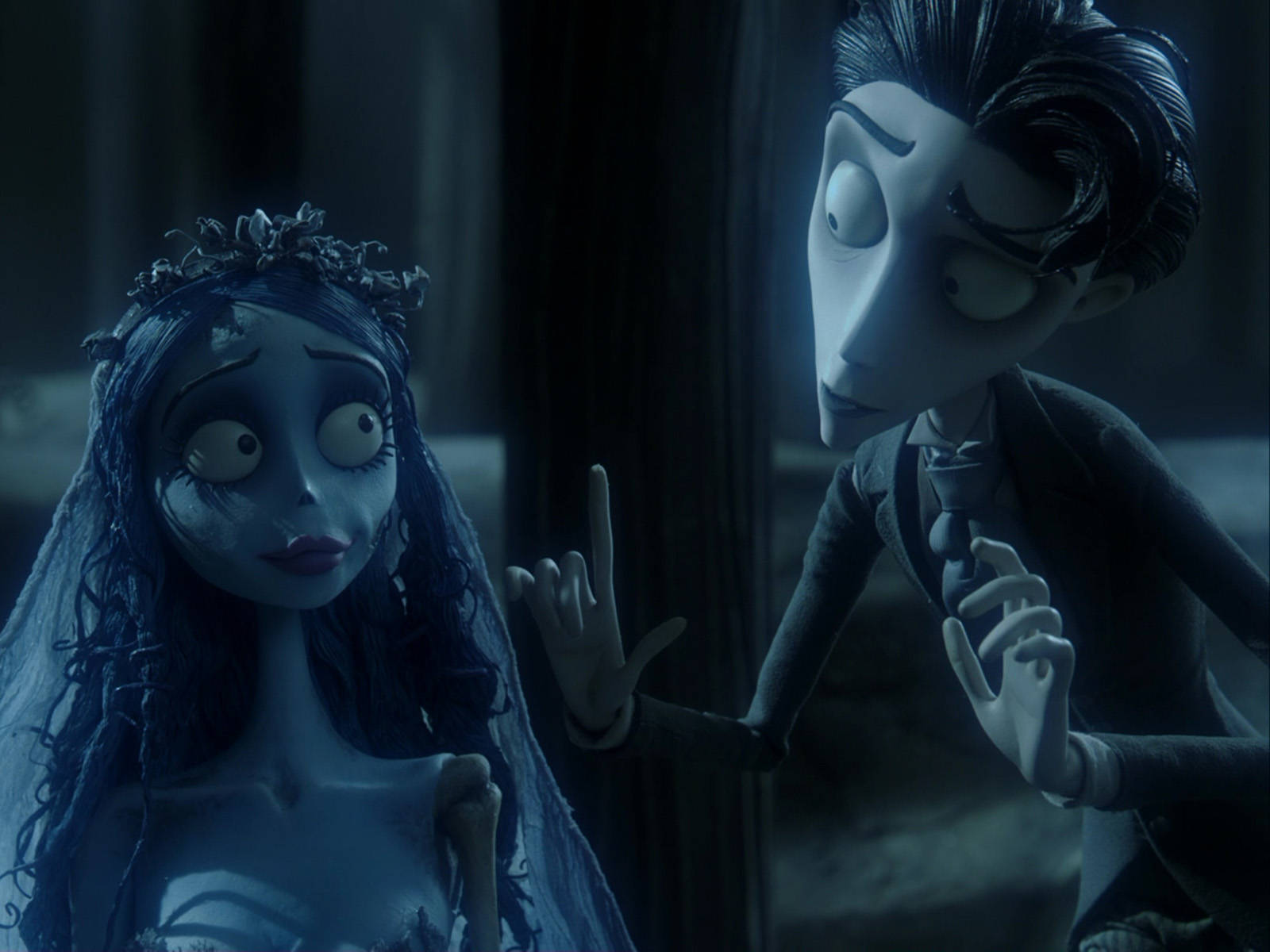 Victor Talking To Corpse Bride Wallpaper