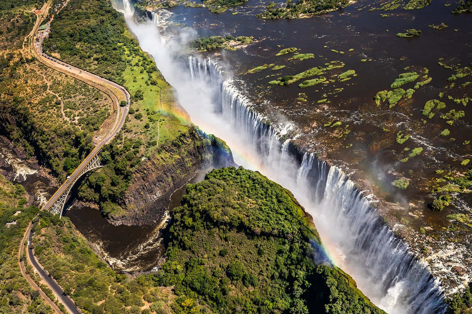Victoria Falls Gaping River Wallpaper