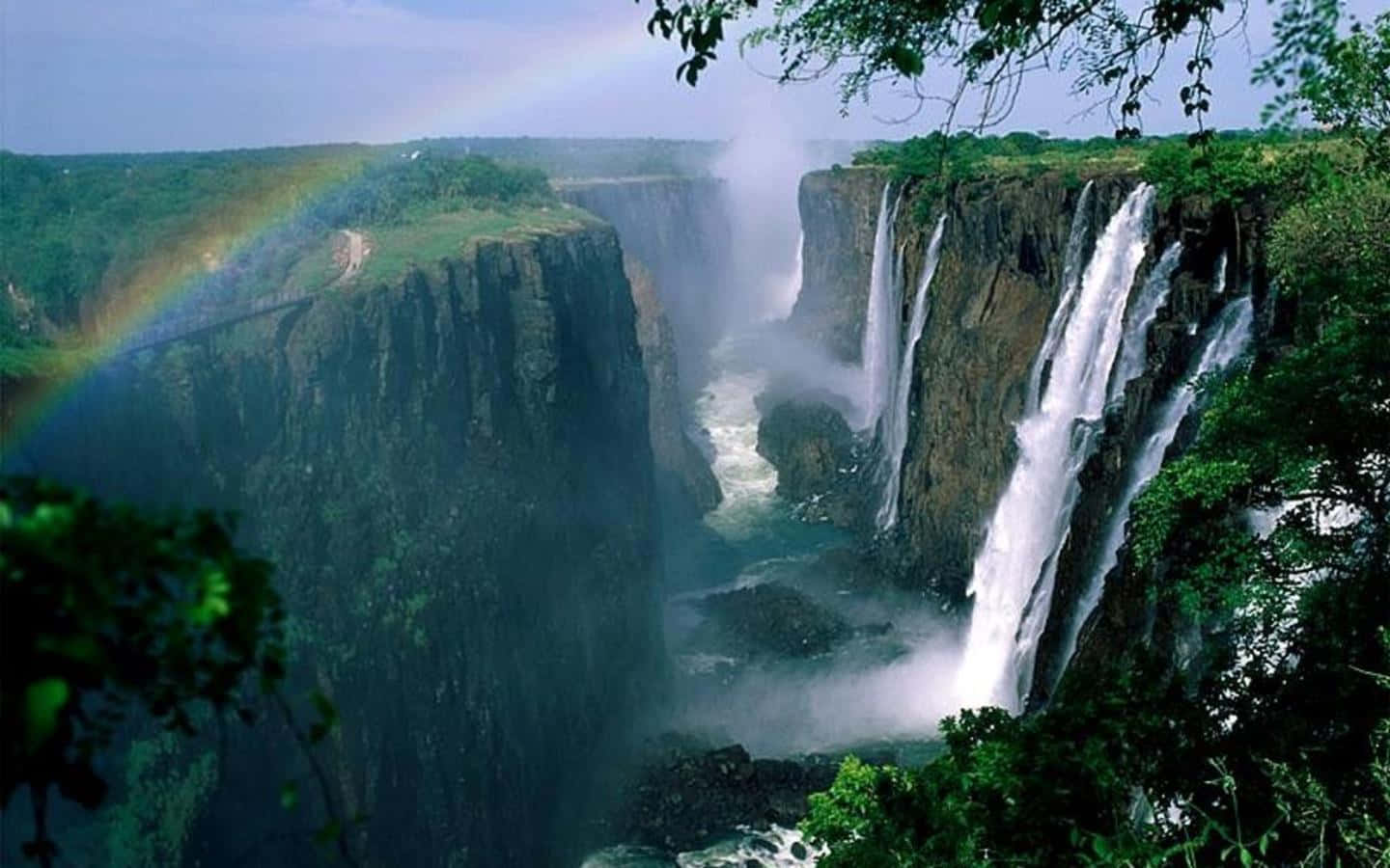 Victoria Falls Natural Landscape Wallpaper