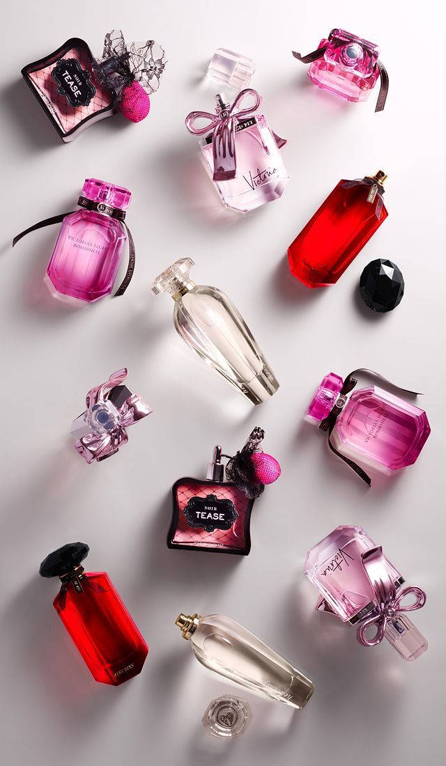 Victoria's Secret Perfume Bottles Wallpaper